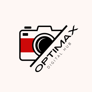Home black red illustration photography logo